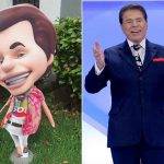 Boneco de Silvio Santos é roubado no interior de São Paulo
