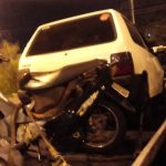 Motorista alcoolizado e sem CNH causa acidente ao tentar escapar da fiscalização de trânsito da Polícia Militar em Araras, SP