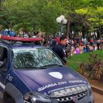 62ª Maratona de Desenho: Guarda Civil Municipal realiza segurança aos participantes em Araras, SP