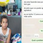 Mãe de menino de 12 anos que pediu ajuda por falta de gás e comida recebe doações