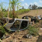 Teve carro levado por ladrões? Corte de cana revela ‘cemitério’ de carros roubados e furtados em Limeira, SP