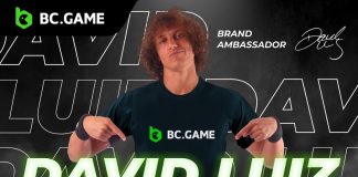 ​​David Luiz agora é o embaixador da BC.GAME