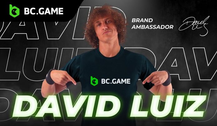 ​​David Luiz agora é o embaixador da BC.GAME